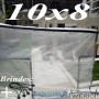Lona Transparente Cristal 400micras América 10x8 + 36 Elásticos LonaFlex 15cm